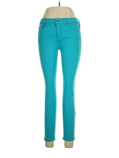 Pre-owned Stylus Jeggings In Teal