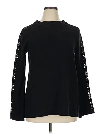 Pre-owned Stylus Long Sleeve Top Black Turtleneck Tops