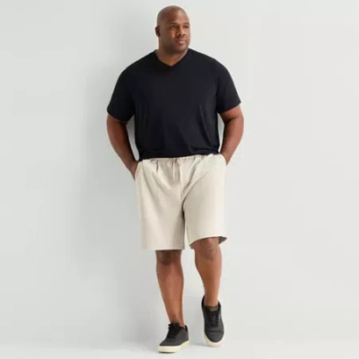 Stylus Mens 9 1/2" Mid Rise Pull-on Short In Neutral