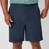 Stylus Mens 9" Mid Rise Big And Tall Chino Short In Blue