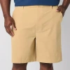 Stylus Mens 9" Mid Rise Big And Tall Chino Short In Sand