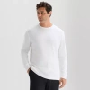 Stylus Mens Crew Neck Long Sleeve T-shirt In White