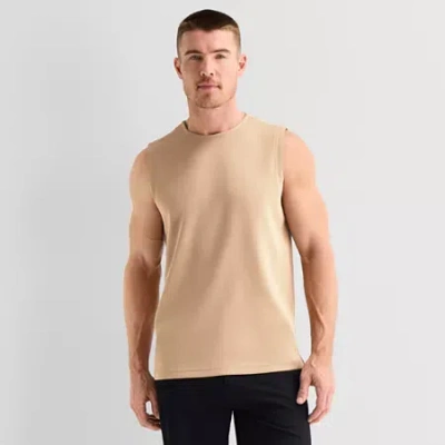Stylus Mens Crew Neck Muscle T-shirt In Nude