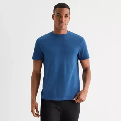 Stylus Mens Crew Neck Short Sleeve T-shirt In Blue