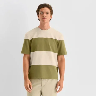 Stylus Mens Crew Neck Short Sleeve T-shirt In Multi