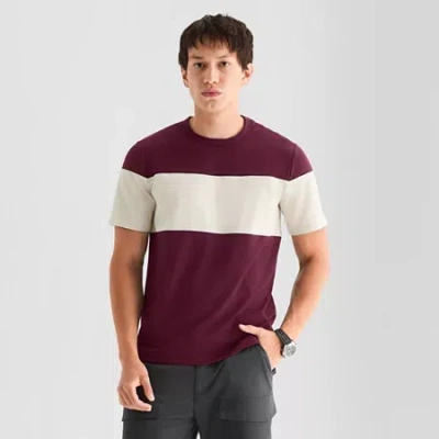 Stylus Mens Crew Neck Short Sleeve T-shirt In Red