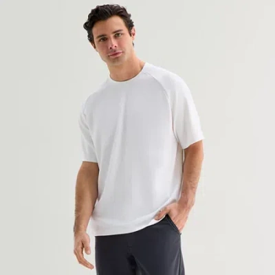 Stylus Mens Crew Neck Short Sleeve T-shirt In White