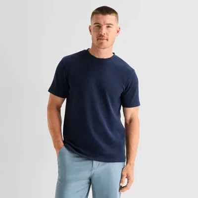 Stylus Mens Crew Neck Short Sleeve T-shirt In Blue