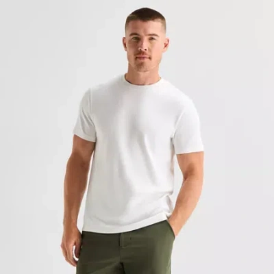 Stylus Mens Crew Neck Short Sleeve T-shirt In White