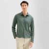 Stylus Mens Long Sleeve Knit Button-down Shirt In Green