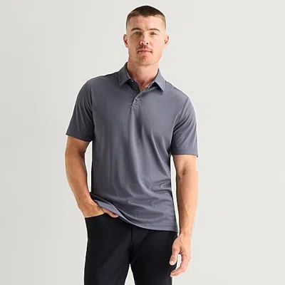 Stylus Mens Regular Fit Short Sleeve Polo Shirt In Black