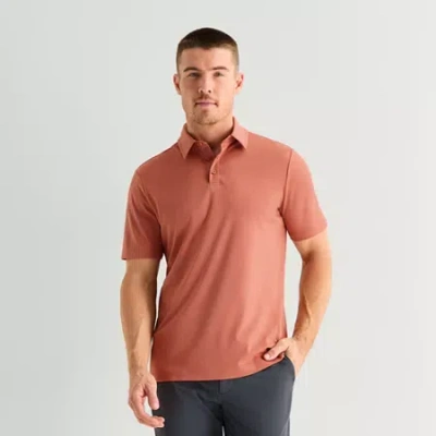 Stylus Mens Regular Fit Short Sleeve Polo Shirt In Red