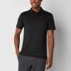 Stylus Mens Regular Fit Short Sleeve Supersoft Essential Polo Shirt In Black