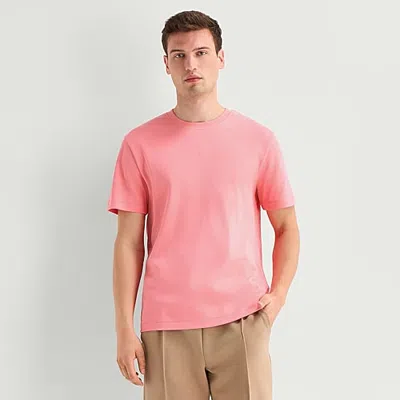Stylus Mens Round Neck Short Sleeve T-shirt In Pink