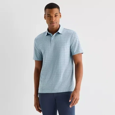 Stylus Mens Short Sleeve Polo Shirt In Blue