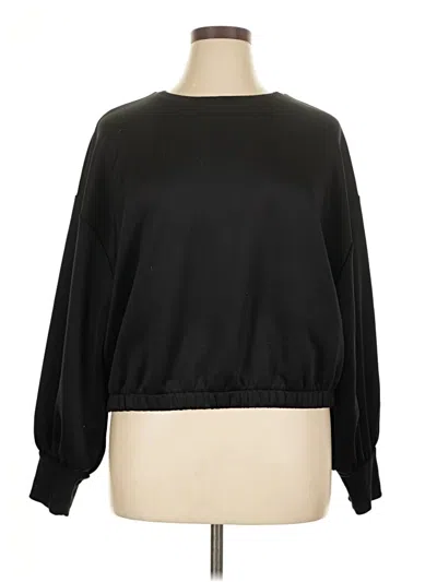 Pre-owned Stylus Pullover Sweater In Black