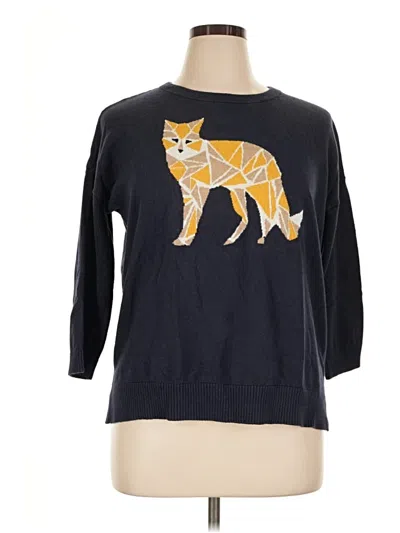 Pre-owned Stylus Pullover Sweater In Black