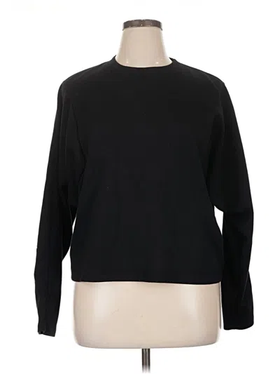 Pre-owned Stylus Pullover Sweater In Black