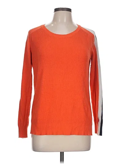 Pre-owned Stylus Pullover Sweater In Orange