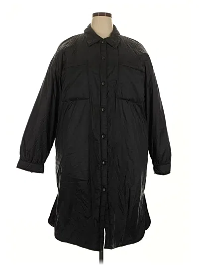 Pre-owned Stylus Raincoat In Black