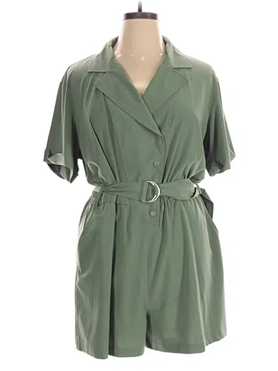 Pre-owned Stylus Romper In Green