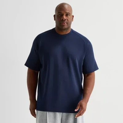 Stylus Scuba Mens Crew Neck Short Sleeve Big And Tall T-shirt In Blue