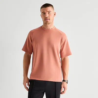 Stylus Scuba Mens Round Neck Short Sleeve T-shirt In Red