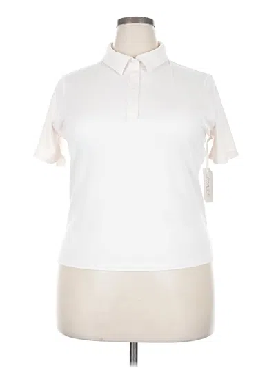 Stylus Short Sleeve Blouse In White
