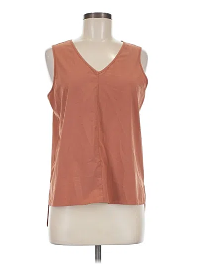 Pre-owned Stylus Sleeveless Blouse In Brown