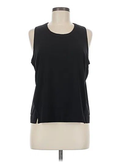 Pre-owned Stylus Sleeveless Top Black Halter Neckline Tops