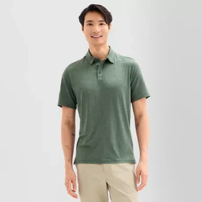 Stylus Supersoft Essential Mens Regular Fit Short Sleeve Polo Shirt In Green