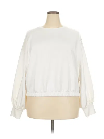 Pre-owned Stylus Sweatshirt In White