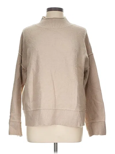 Pre-owned Stylus Turtleneck Sweater In Tan