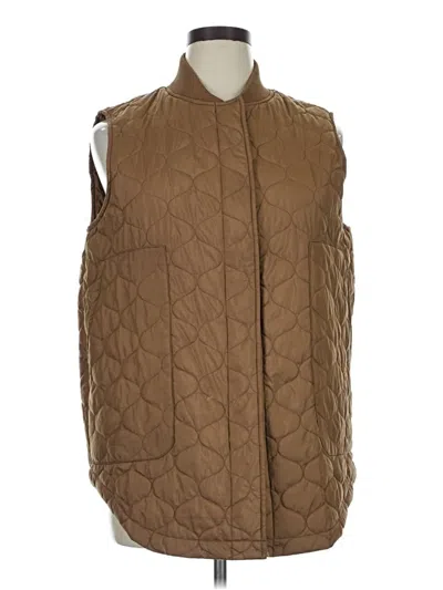 Pre-owned Stylus Vest In Brown