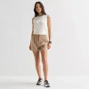 Stylus Womens High Rise Pull-on Short In Yellow
