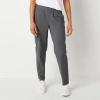 Stylus Womens Slim Mid Rise Pull-on Pant In Gray