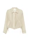 Su Button-up Jacket In Neutral