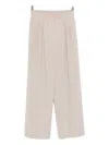 Su Pleated Pants In Neutral