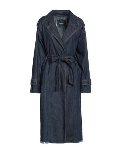 Su San Ne Bo M Mer Woman Denim Outerwear Blue Size 12 Cotton