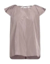 Su San Ne Bo M Mer Woman Top Light Brown Size 8 Polyester In Beige