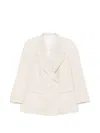 Su Single-breasted Blazer In White