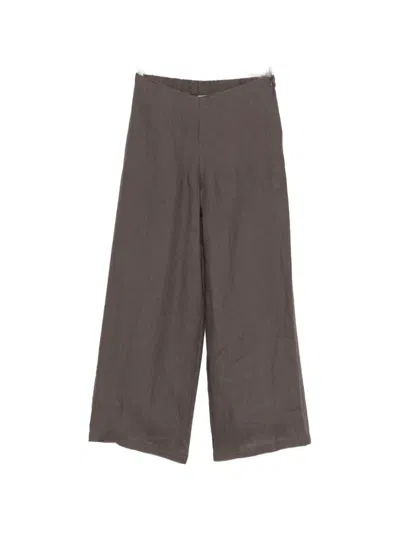 Su Wide-leg Trousers In Gray