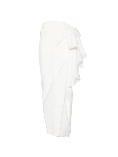 Su Women's Trousers In Bianco