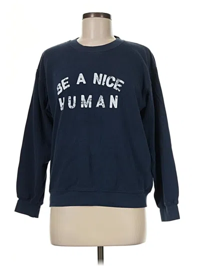 Pre-owned Sub_urban Riot Long Sleeve T-shirt In Blue