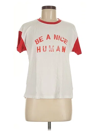 Pre-owned Sub_urban Riot Short Sleeve T-shirt In White