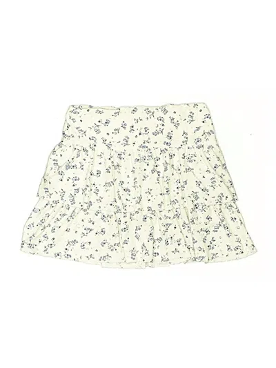 Pre-owned Subdued Casual Skirt In White