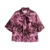 Subin Hahn Men's Pink / Purple The Gladiolus Shirt In Pink/purple