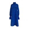 Subin Hahn The Military Shirt Dress In Blue