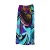 Subin Hahn Women's Under The Sea Midi Skirt In Multicolor Printed Silk Satin