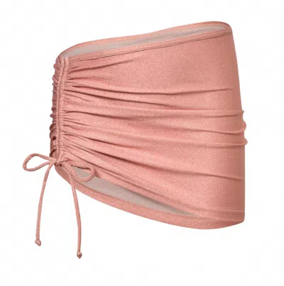Submarine Girl's Scrunch It Swimsuit In Rose Pink